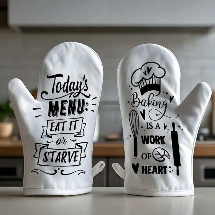 Guantes de horno para cocina con diseños personalizados - Guantes resistentes al calor - Precio por unidad - Image 3