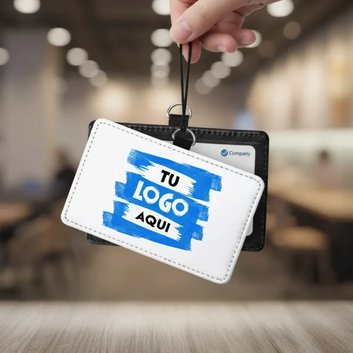 Soporte de identificación Personalizado - Porta Carnets con logo personalizable