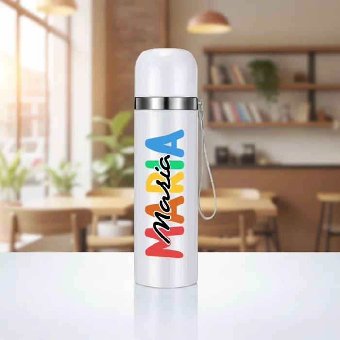 Termo de acero inoxidabe con diseños personalizados - Termo de 18 oz