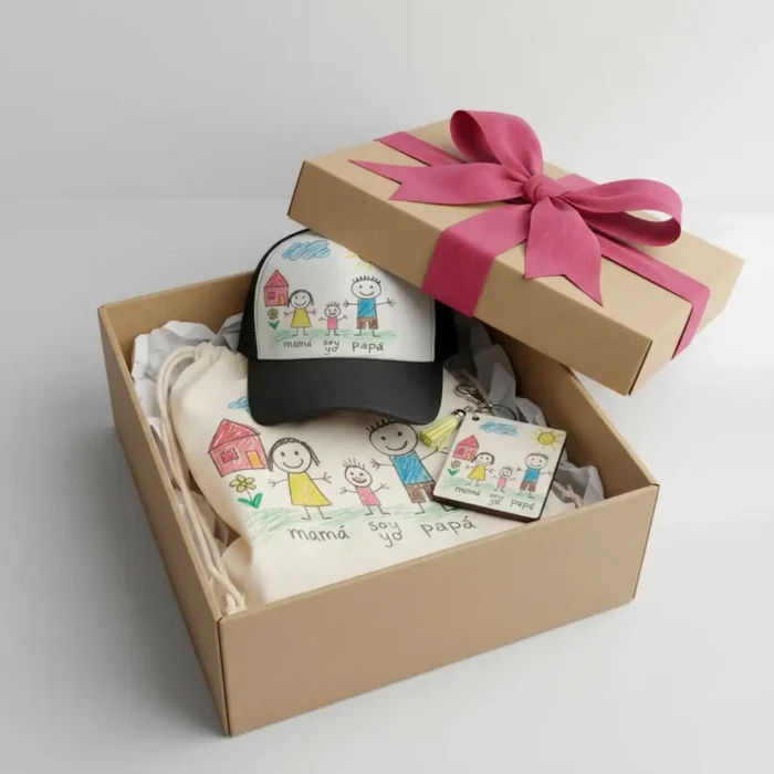 Combo #2 Regalo para dia de las madres, Gorra + Bolso + Llavero; personalizados