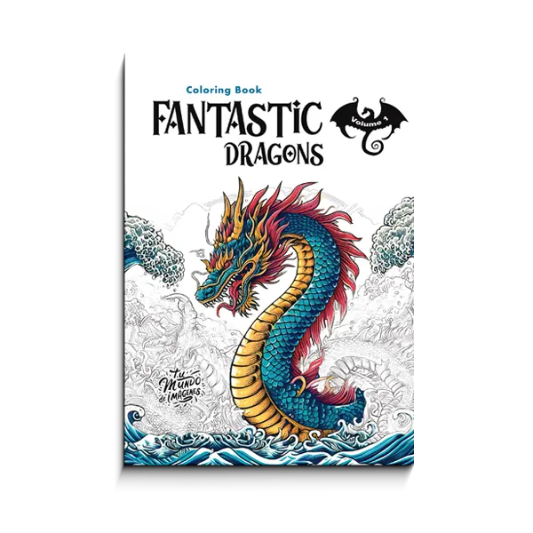 Fantastic Dragons Coloring Book Vol.1