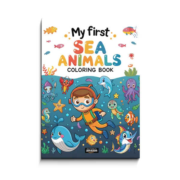 My First Sea Animals Coloring Book