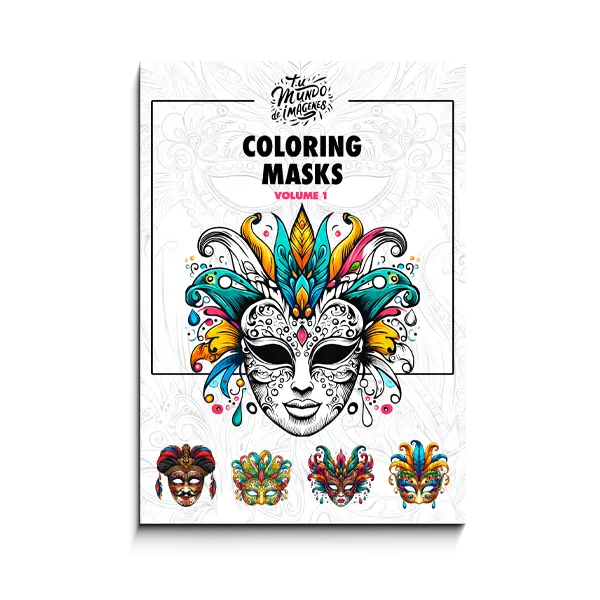 Coloring Masks Vol.1 - Coloring Book of Masks