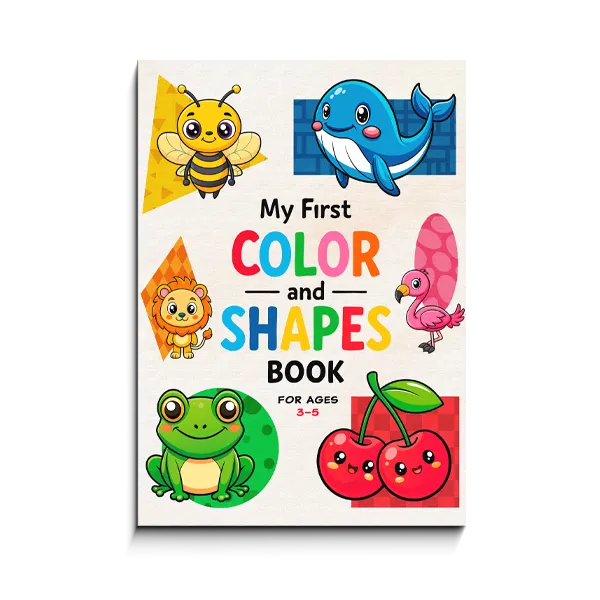 My First Color and Shapes Book for ages 3 - 5